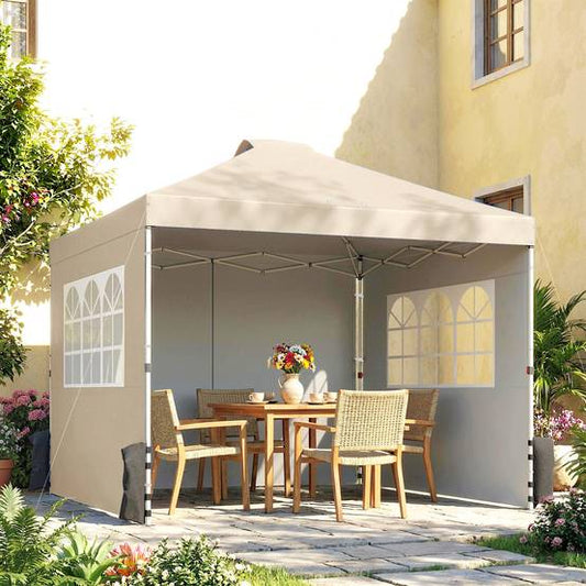 Tonnelle de Jardin 3x3m,Hauteur Réglable
