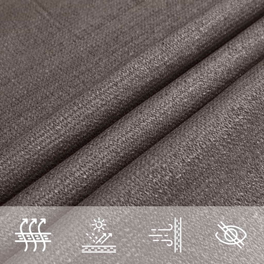 Voile d'Ombrage trapeze Gris Foncé Imperméable Anti-UV