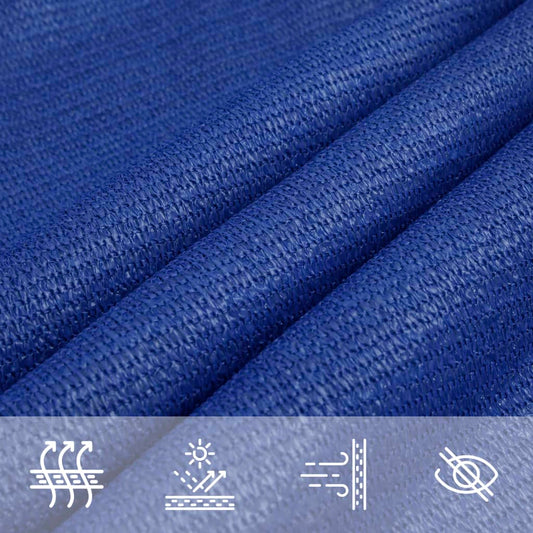 Voile d'ombrage rectangulaire bleu