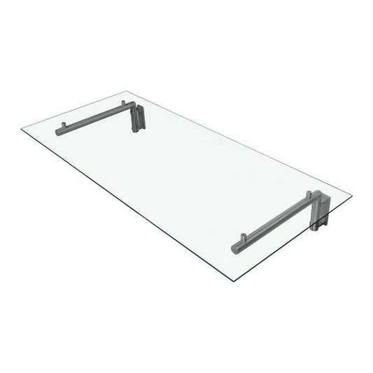 marquise en verre moderne 144cm x 80cm