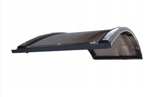 marquise moderne porte d entrée ALU GRAPHITE 180x90x30