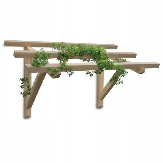 auvent bois CHIMNEY 120x70 cm