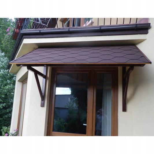 marquise en bois Balcony 310x280 cm