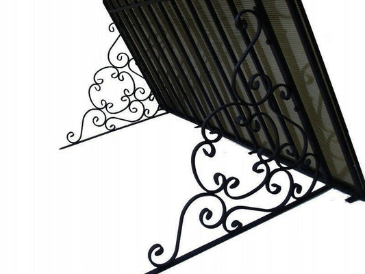 auvent en fer forgé 170x80 cm