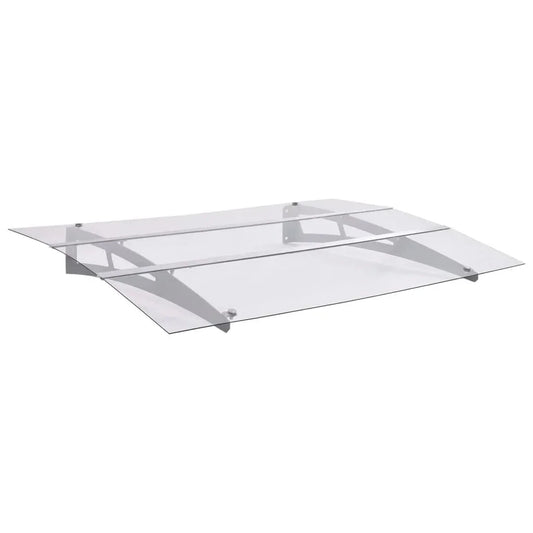 auvent de porte avec paroi 150x90cm