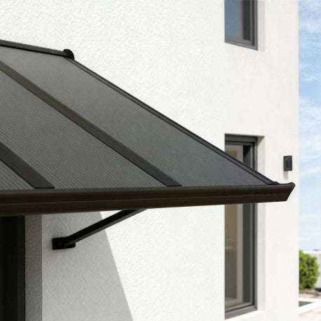 marquise aluminium moderne 111x90 cm