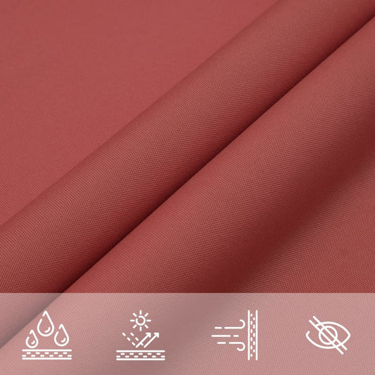 Voile d'ombrage trapeze terracotta