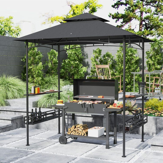 Tonnelle de barbecue métal galvanisé