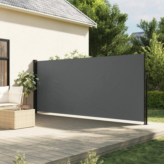 auvent latéral rétractable anthracite 180x500 cm