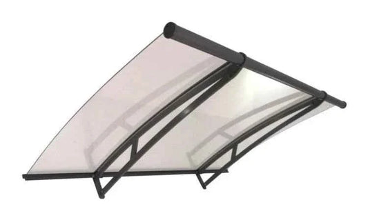 marquise aluminium moderne metal 150x90 cm