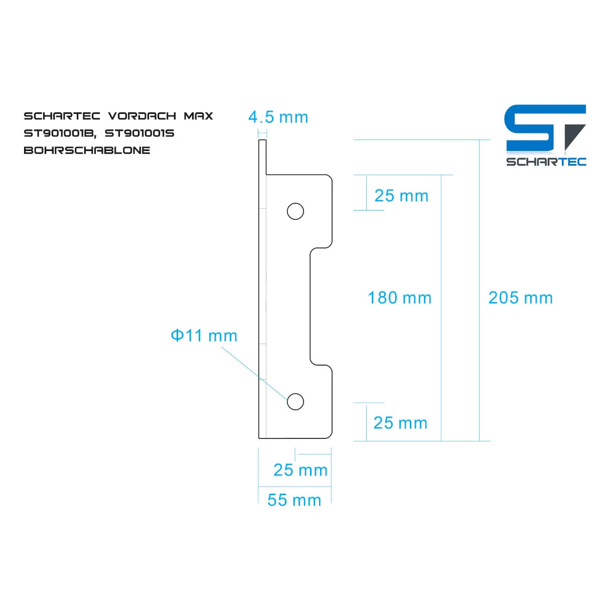 marquise moderne porte d'entrée en aluminium 120 x 90 cm incliné argenté KEPLER