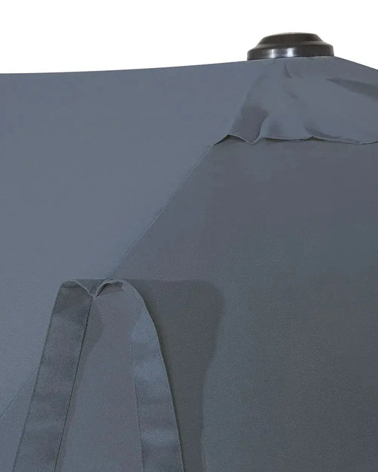 Parasol de jardin 460 cm Gris