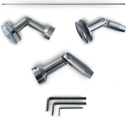 marquise aluminium et verre HOME - 150 x 90 cm