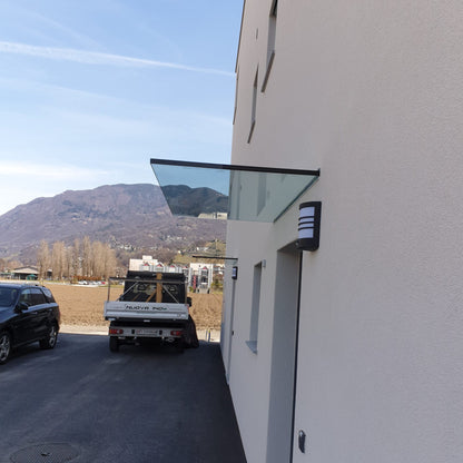 auvent de porte avec led 150x100cm