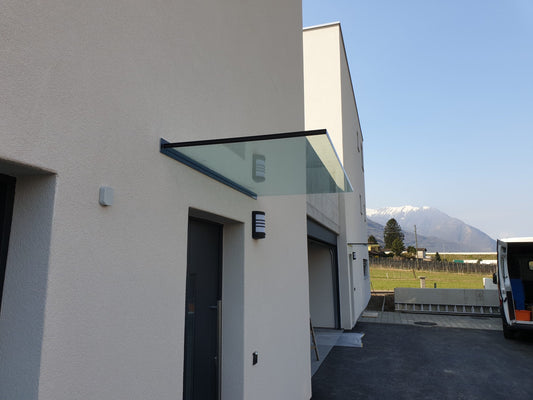 auvent de porte avec led 150x100cm