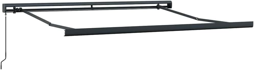 auvent balcon vert blanc 200 à 400cm