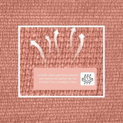 Voile d'ombrage triangulaire 4x4 m haute densité 185 g/m²