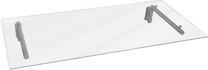 marquise en verre moderne 144cm x 80cm