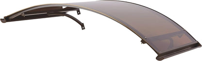 marquise maison moderne Aluminium Marquise Arch 90x140 Support marron