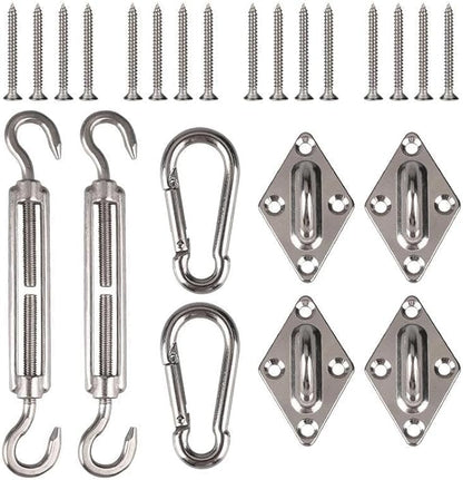 Kit de fixation pour voile d'ombrage