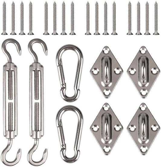 Kit de fixation pour voile d'ombrage