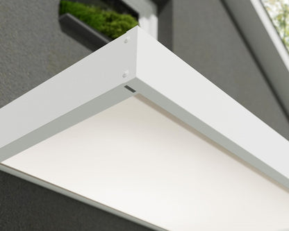 marquise porte d'entrée moderne - 160 x 95 x 17cm