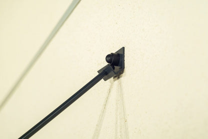 marquise moderne aluminium 120/160 cm - Métal & Polycarbonate Gris Anthracite
