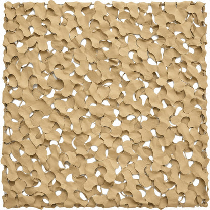Filet de camouflage rectangulaire sable