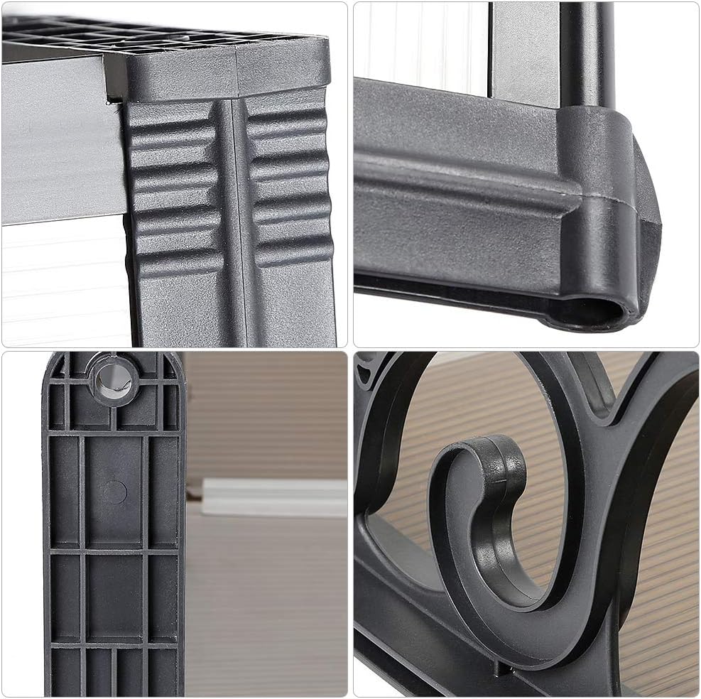 marquise auvent de porte 100x60cm marron en polycarbonate