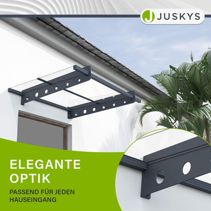 auvents et marquises Jusk 100x80cm gris anthracite