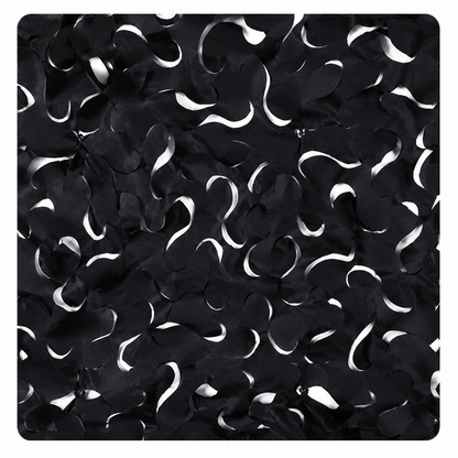 Filet de camouflage rectangulaire design camouflage noir 180g/m²