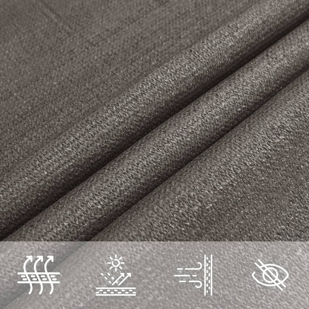 Voile d'ombrage rectangulaire anthracite