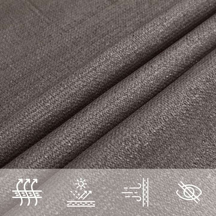 Voile d'ombrage triangulaire gris