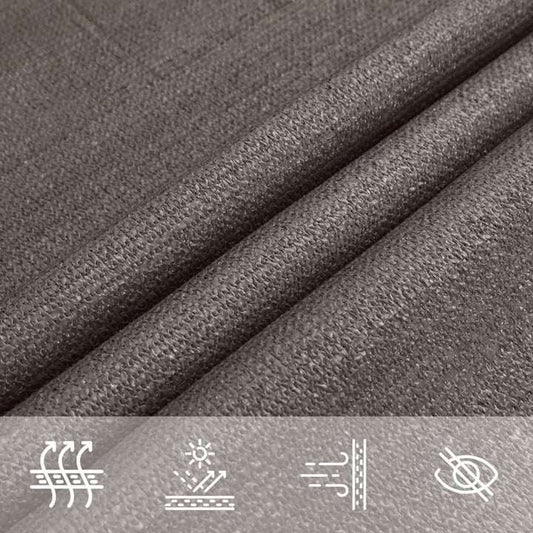 Voile d'ombrage triangulaire gris