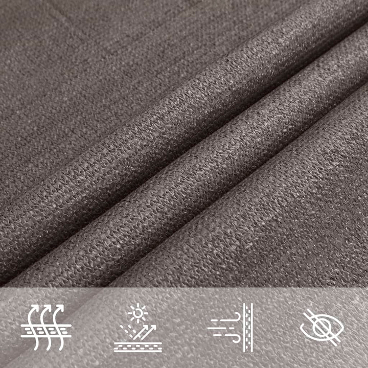 Voile d'ombrage triangulaire gris