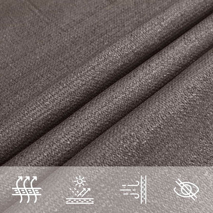 Voile d'ombrage triangulaire gris