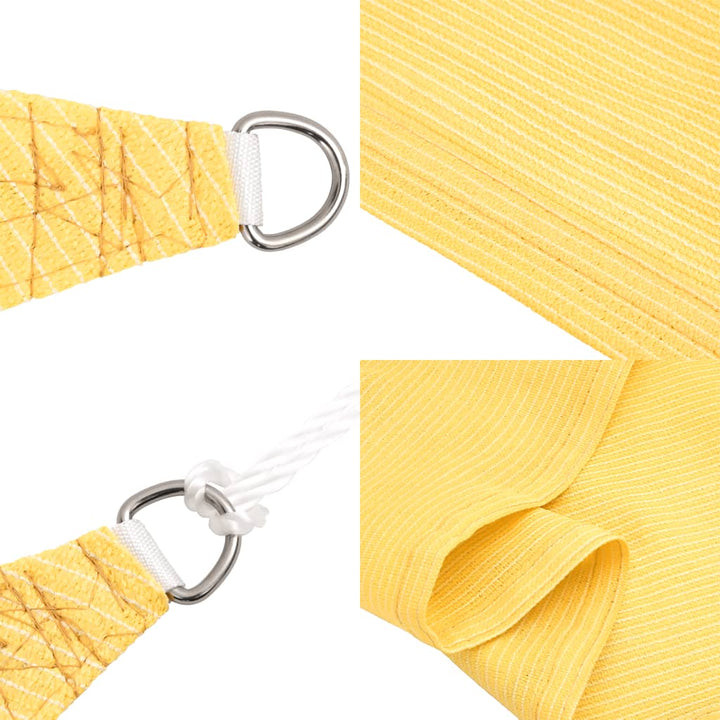 Voile D'ombrage Carré Jaune et blanc