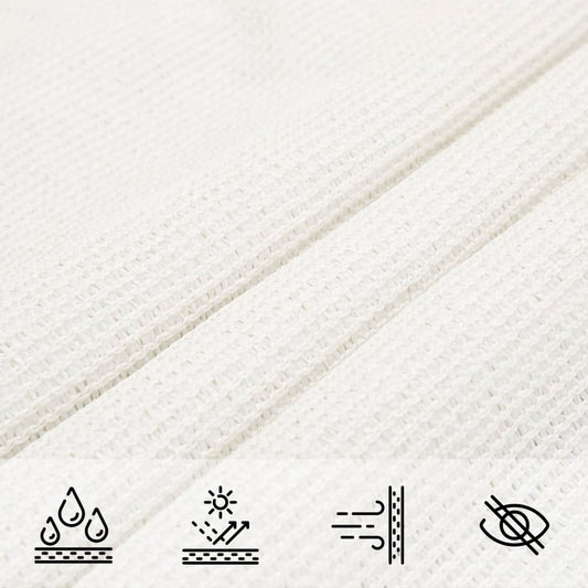 Voile d'Ombrage trapeze Blanc Respirante Anti-UV