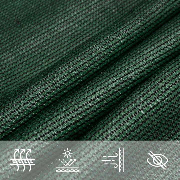 Toile d'ombrage Triangulaire - vert sapin