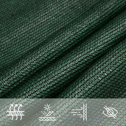 Toile d'ombrage Triangulaire - vert sapin