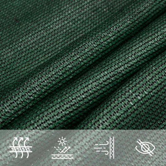 Toile d'ombrage Triangulaire - vert sapin