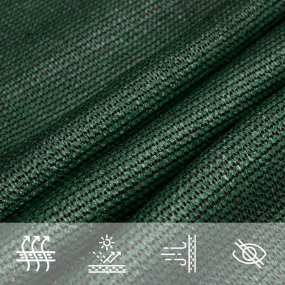 Toile d'ombrage Triangulaire - vert sapin