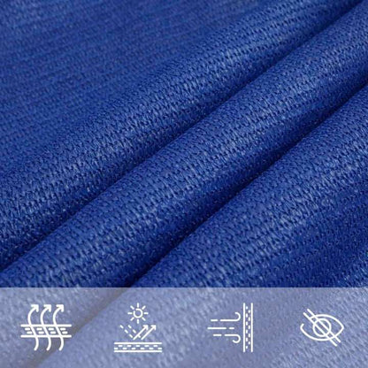 Voile D'ombrage trapeze Bleu respirant