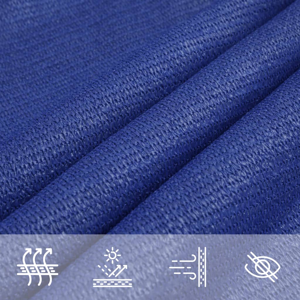 Voile d'ombrage rectangulaire bleu