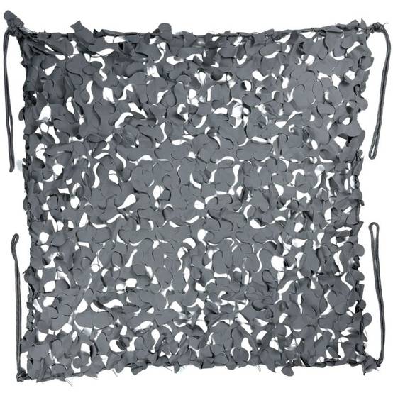 Filet de camouflage rectangulaire gris