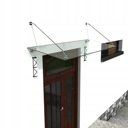 marquises en verre Door en Inox