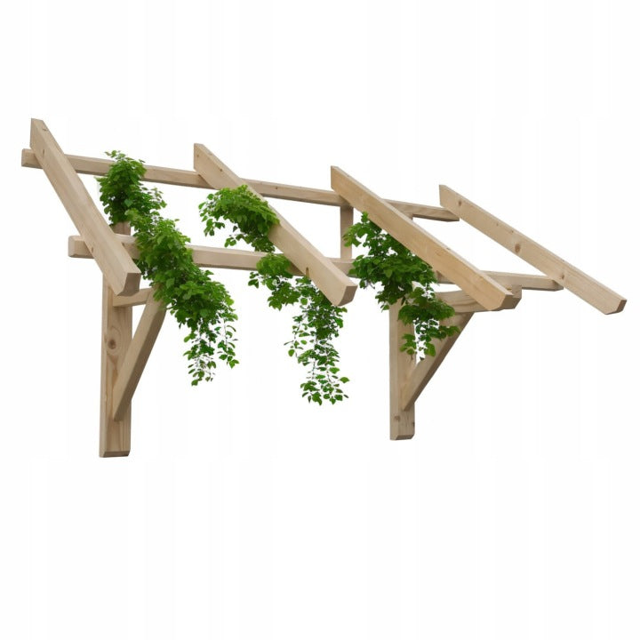auvent en bois VARSAVIA 140x82 cm