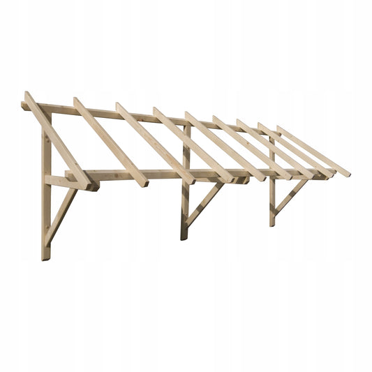 marquise en bois Balcony 310x280 cm