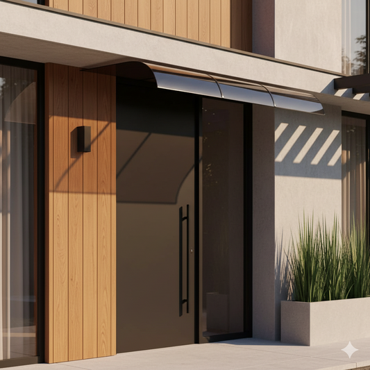 marquise dessus de porte 50x40cm