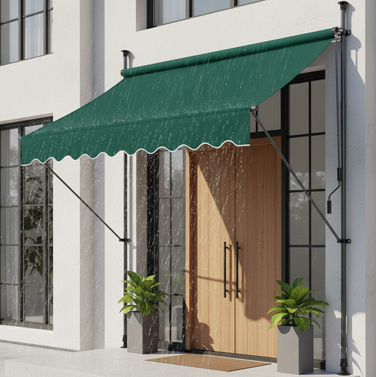 auvent terrasse 200x120cm vert imperméble